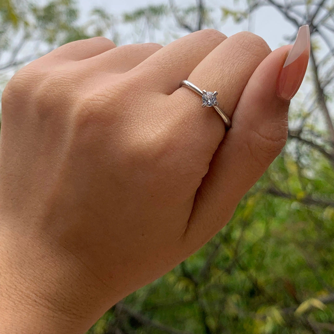Basic Promise Silver Band - Salty Accessories