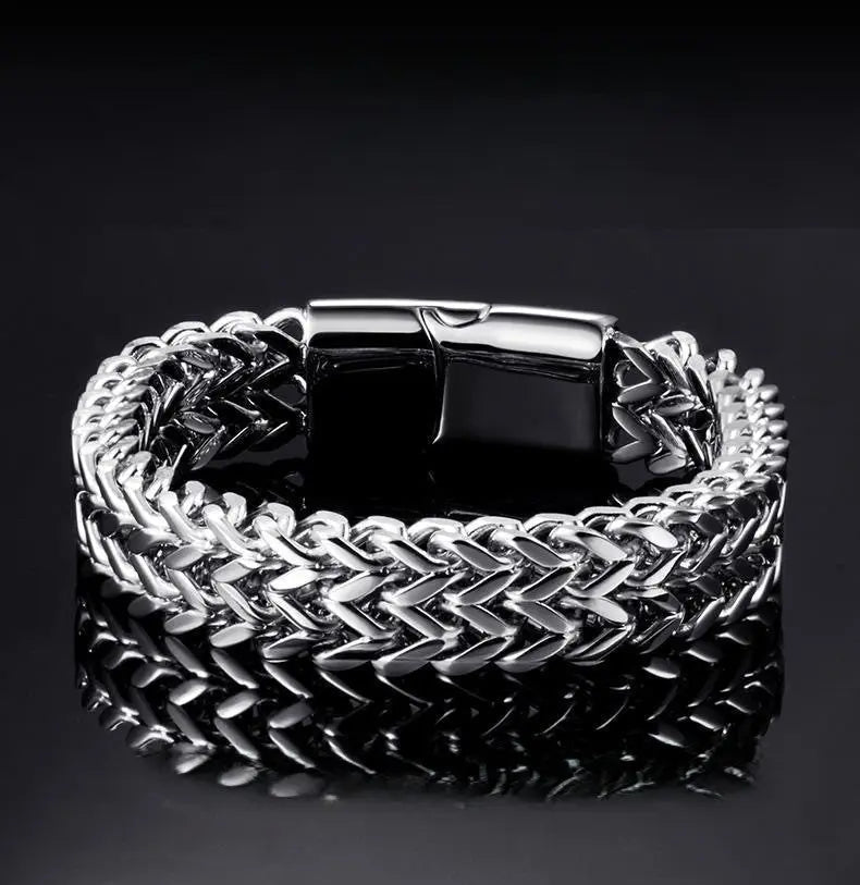 Bastion Woven Chain Bracelet | Salty