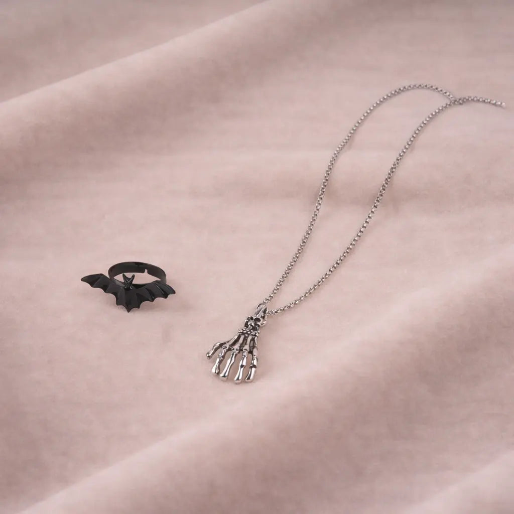 Batty Bliss Necklace and Ring Bundle | Salty