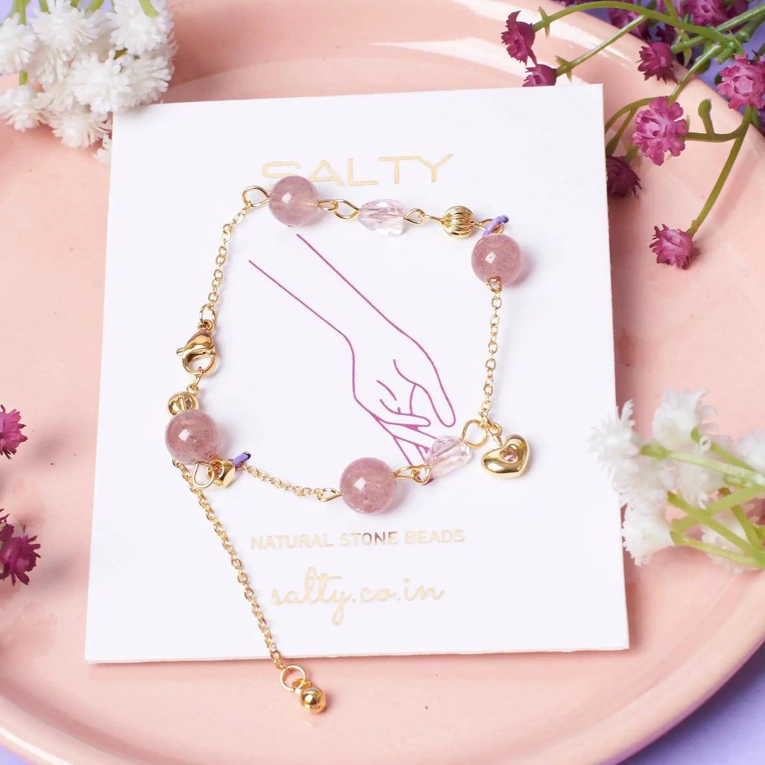Beloved Pink Beaded Band - Salty Accessories