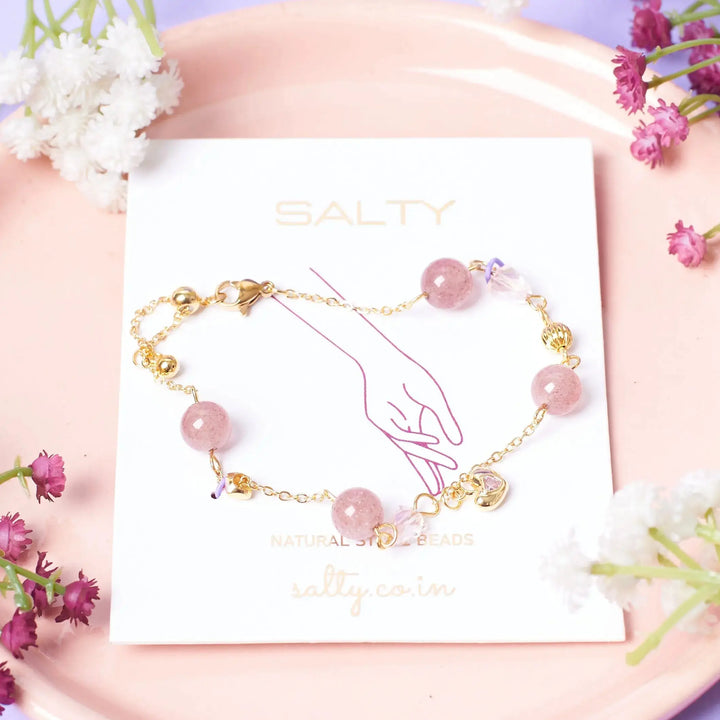 Beloved Pink Beaded Band - Salty Accessories