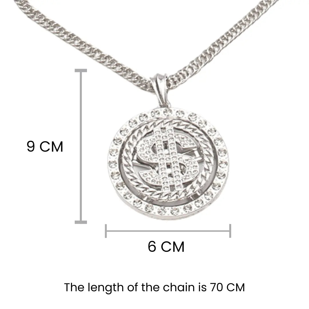 Custom Ben Chain Benjamins Silver Chain | Salty – Salty Accessories