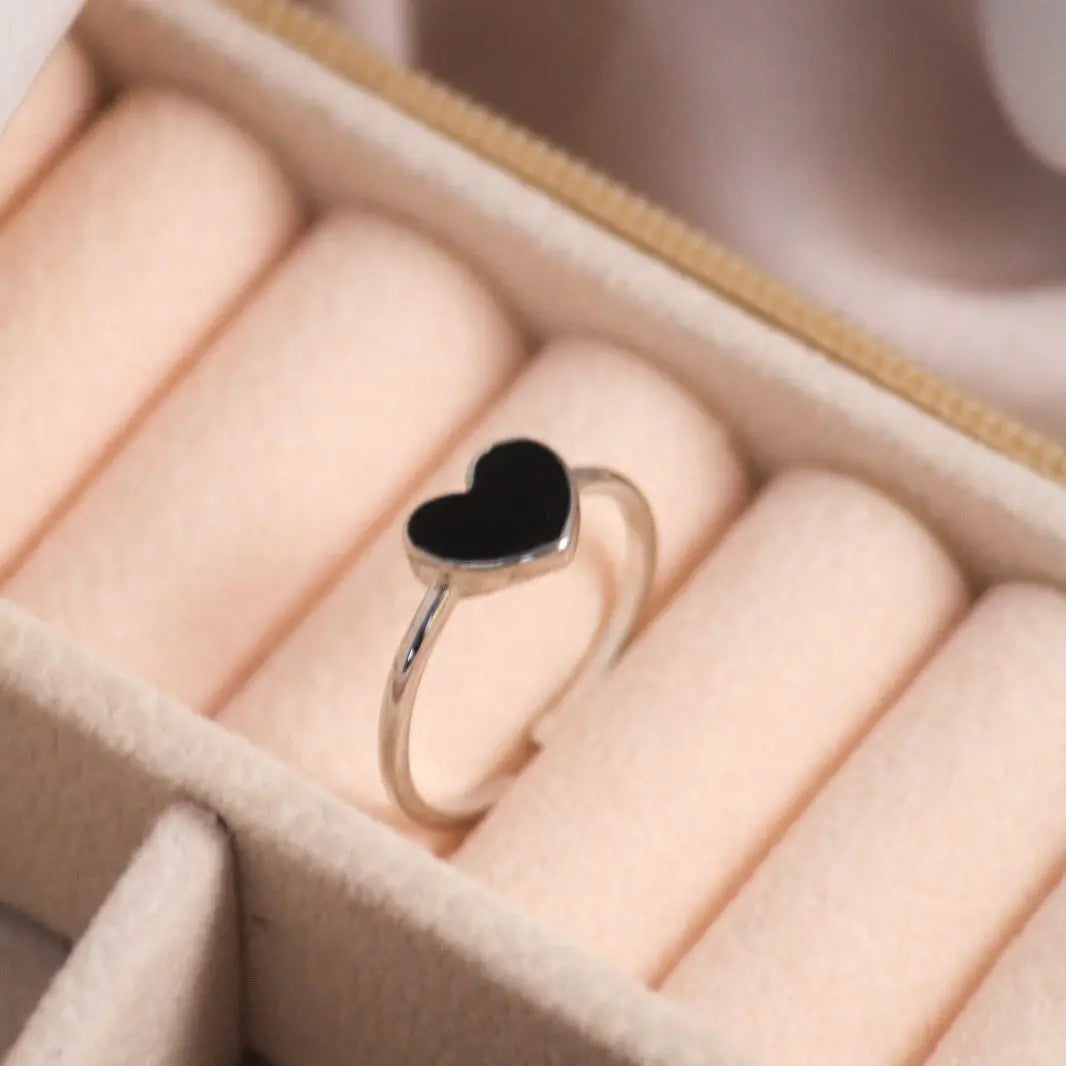 Big On Love Black Silver Band - Salty Accessories