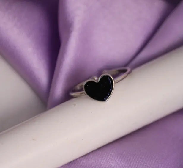 Big On Love Black Silver Band - Salty Accessories
