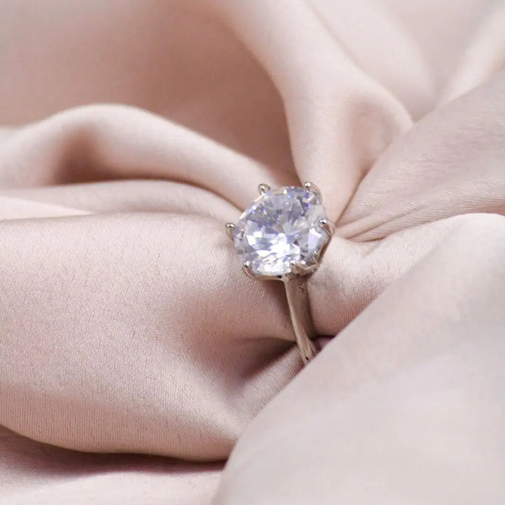 Big Solitaire Engagement Ring - Salty Accessories