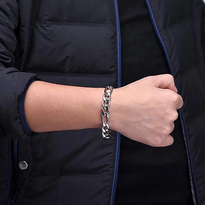 Biker Silver Bracelet - Salty Accessories