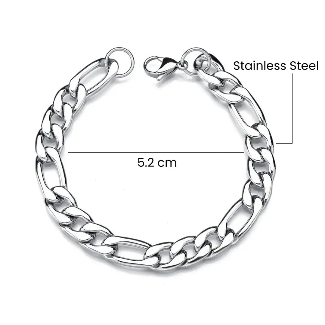 Biker Silver Bracelet - Salty Accessories