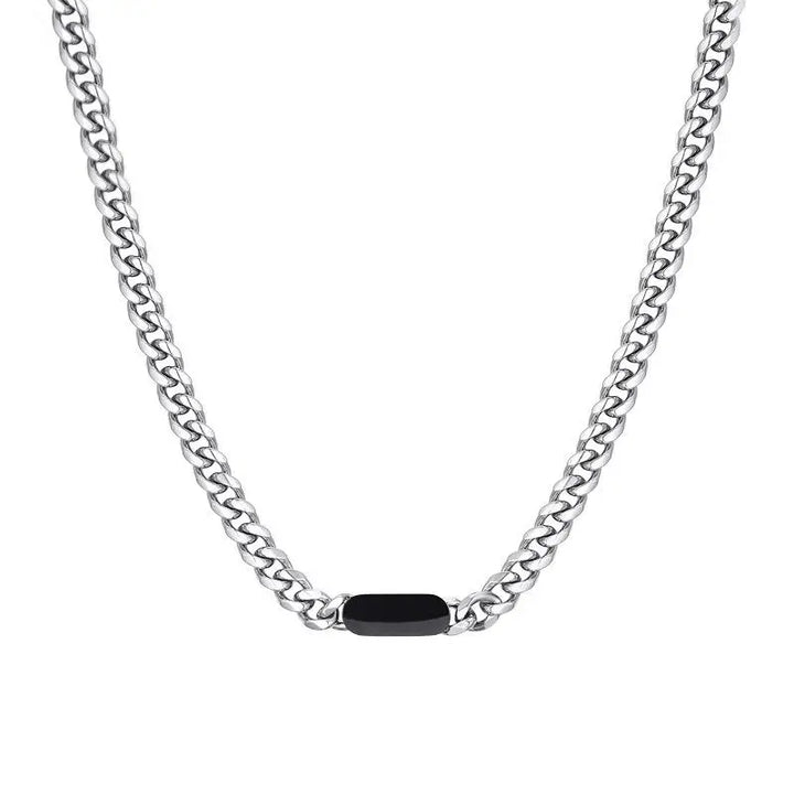 Black Axis Cuban Necklace | Salty