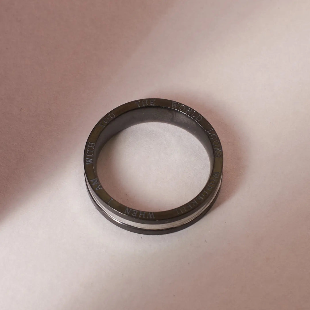 Black Chevalière Ring | Salty