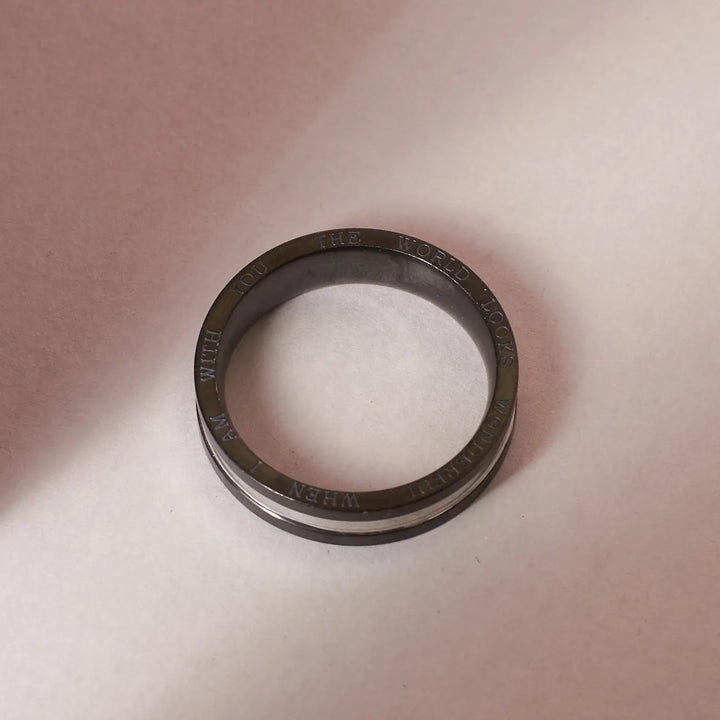 Black Chevalière Ring | Salty