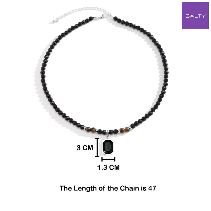 Black Magic Beads Necklace - Salty Accessories