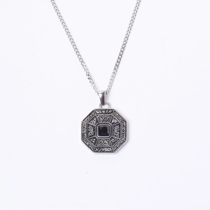 Black Moon Stone Pendant - Salty Accessories