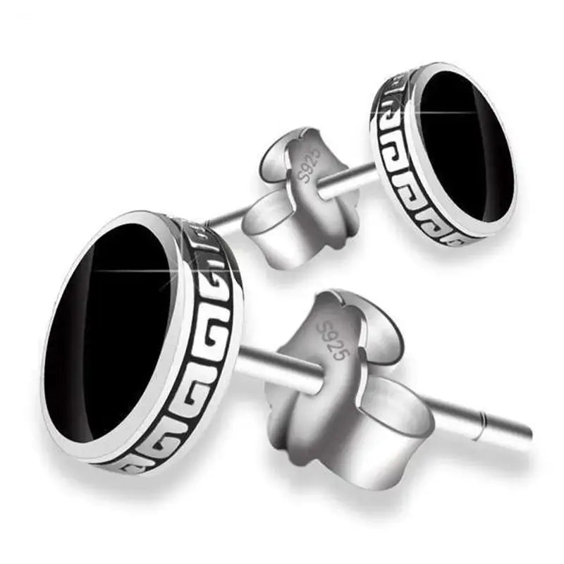 Black Simple Studs