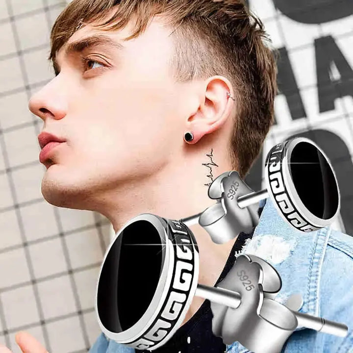 Black Simple Studs