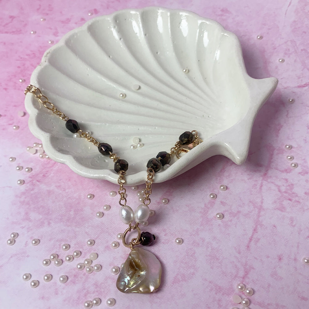 Black Sapphire Sea Tassel Bracelet - Salty Accessories