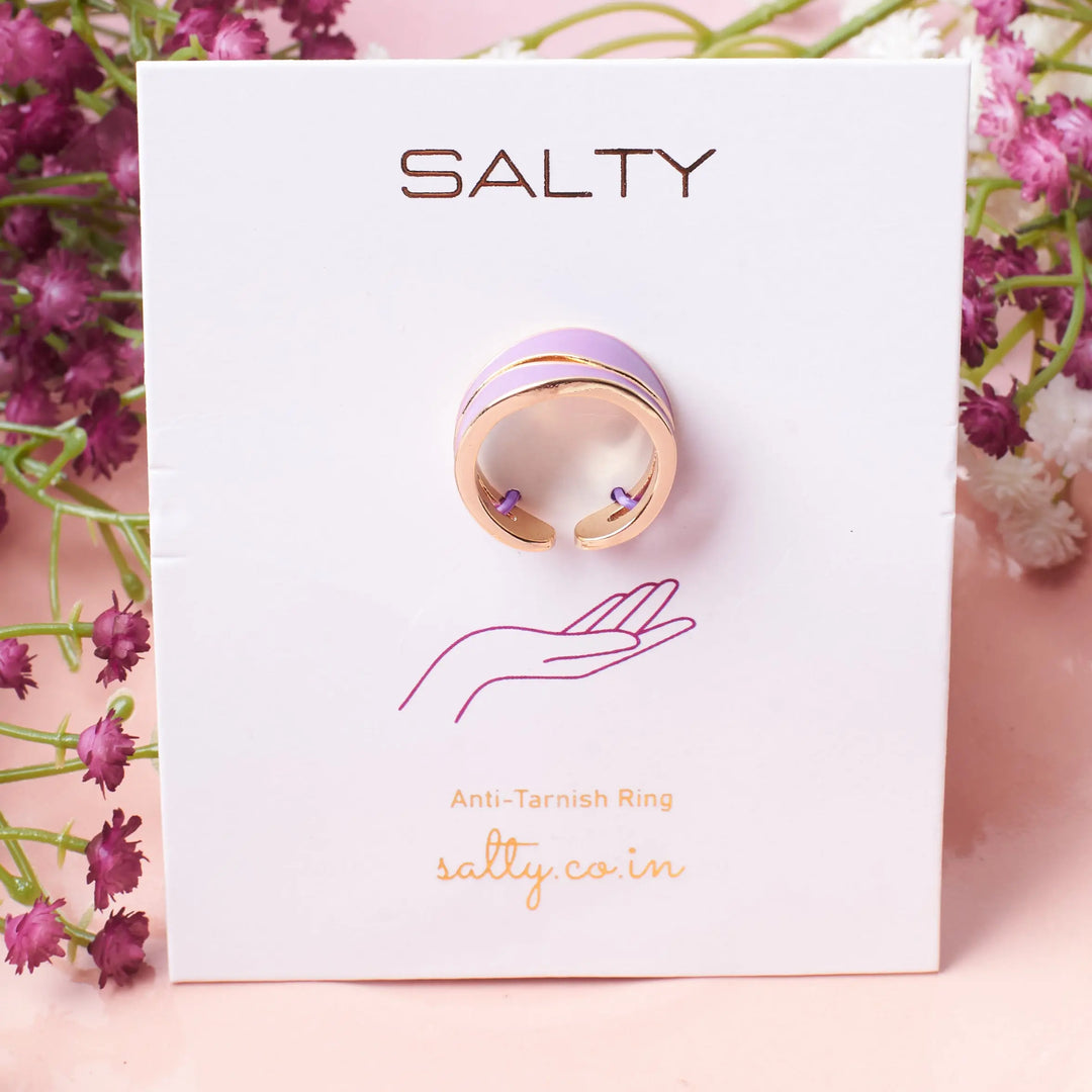 Blair Enamel Gold Ring | Salty