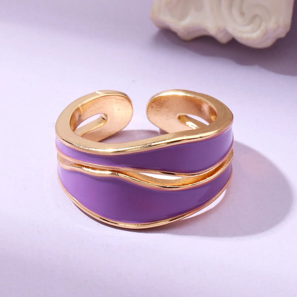 Blair Enamel Gold Ring