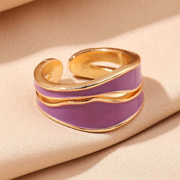 Blair Enamel Gold Ring