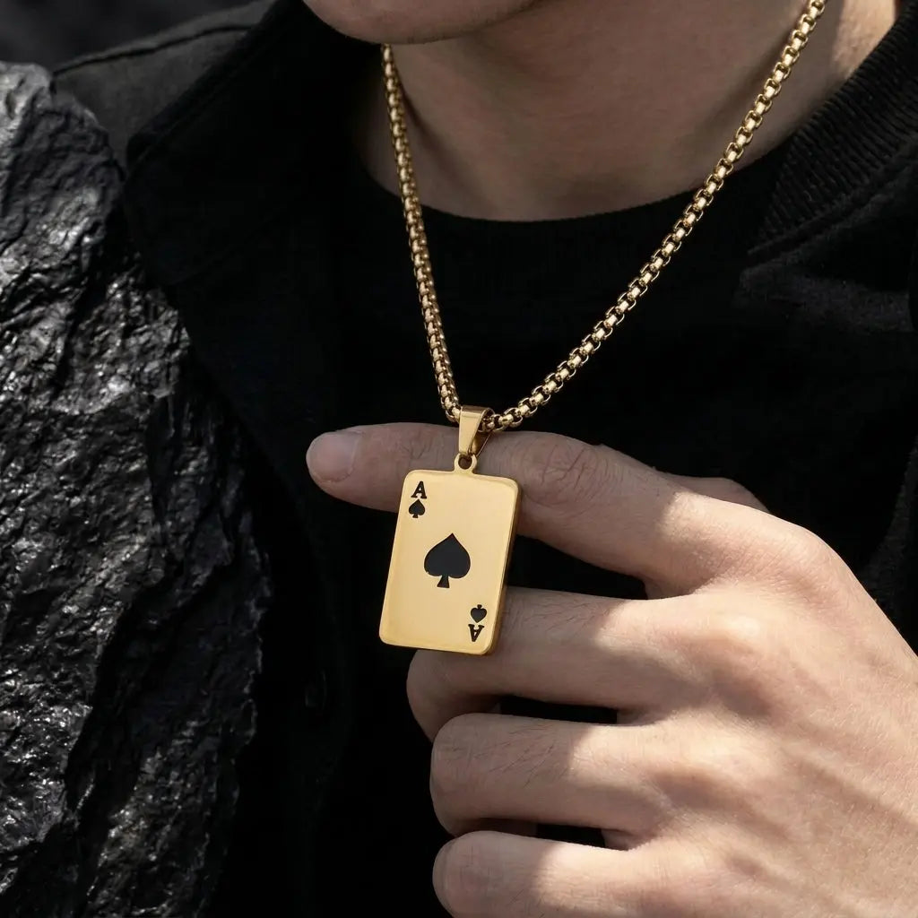 Blaze Black Monarch Mens Chain & Bracelet Combo | Salty