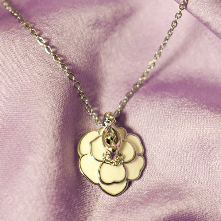 Blooming Petal Pendant - SILVER - Salty Accessories
