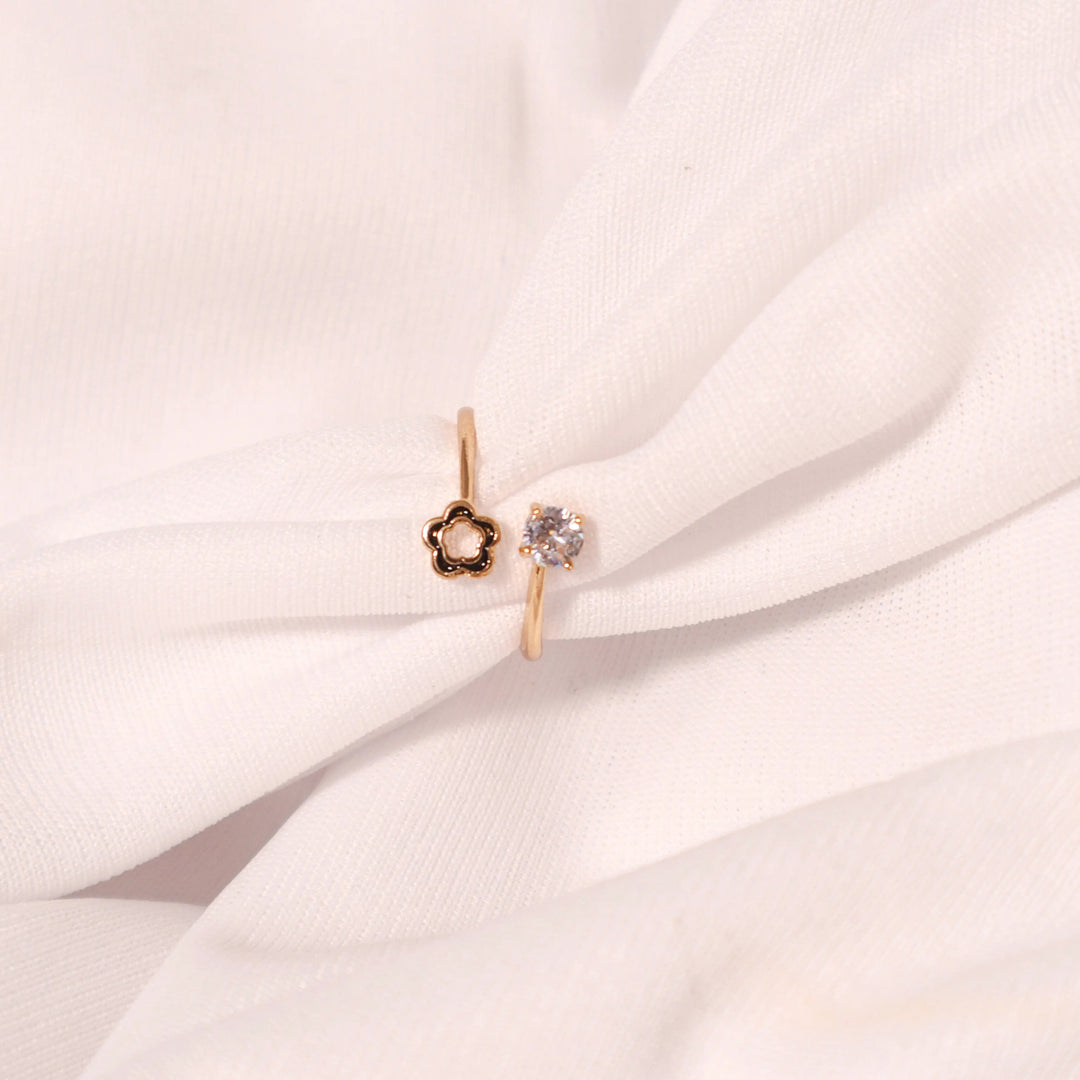 Blossom Crystal Ring - Salty Accessories
