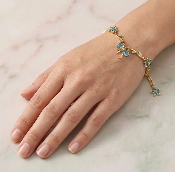 Blossom Vine Bracelet - Blue