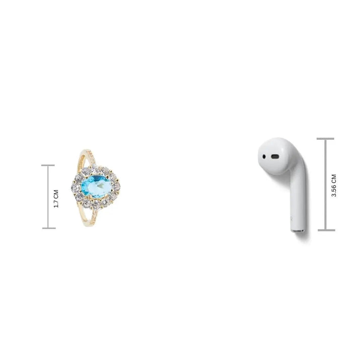 Blue Lagoon Diamond Ring | Salty
