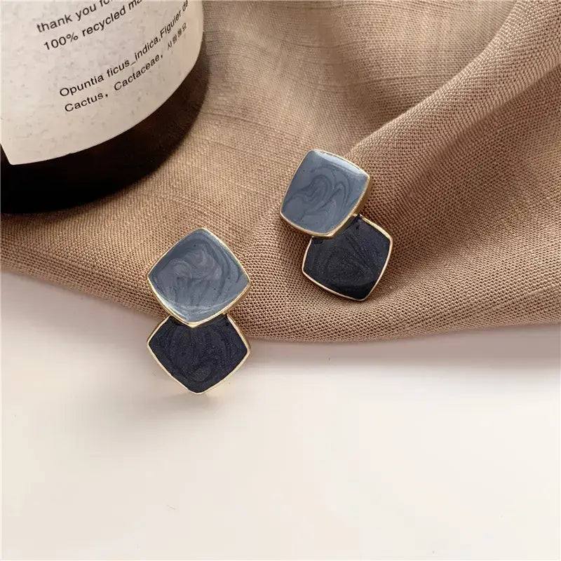Blue Vector Earrings - Salty Accessories