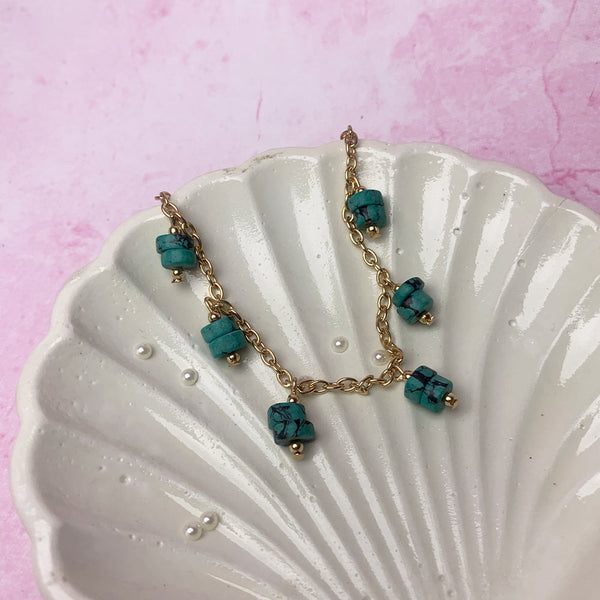 Blue Lagoon Tassel Bracelet