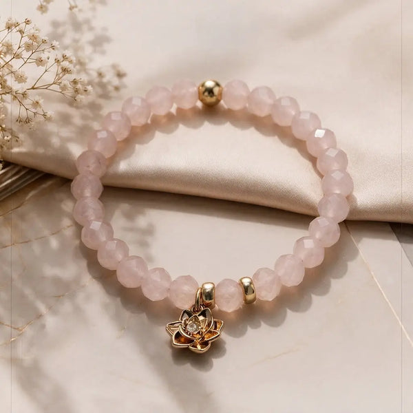 Blush Bloom Lotus Bracelet