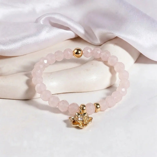 Blush Bloom Lotus Bracelet