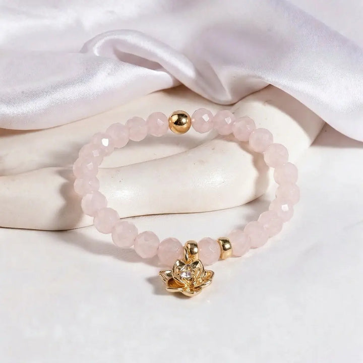 Blush Bloom Lotus Bracelet | Salty