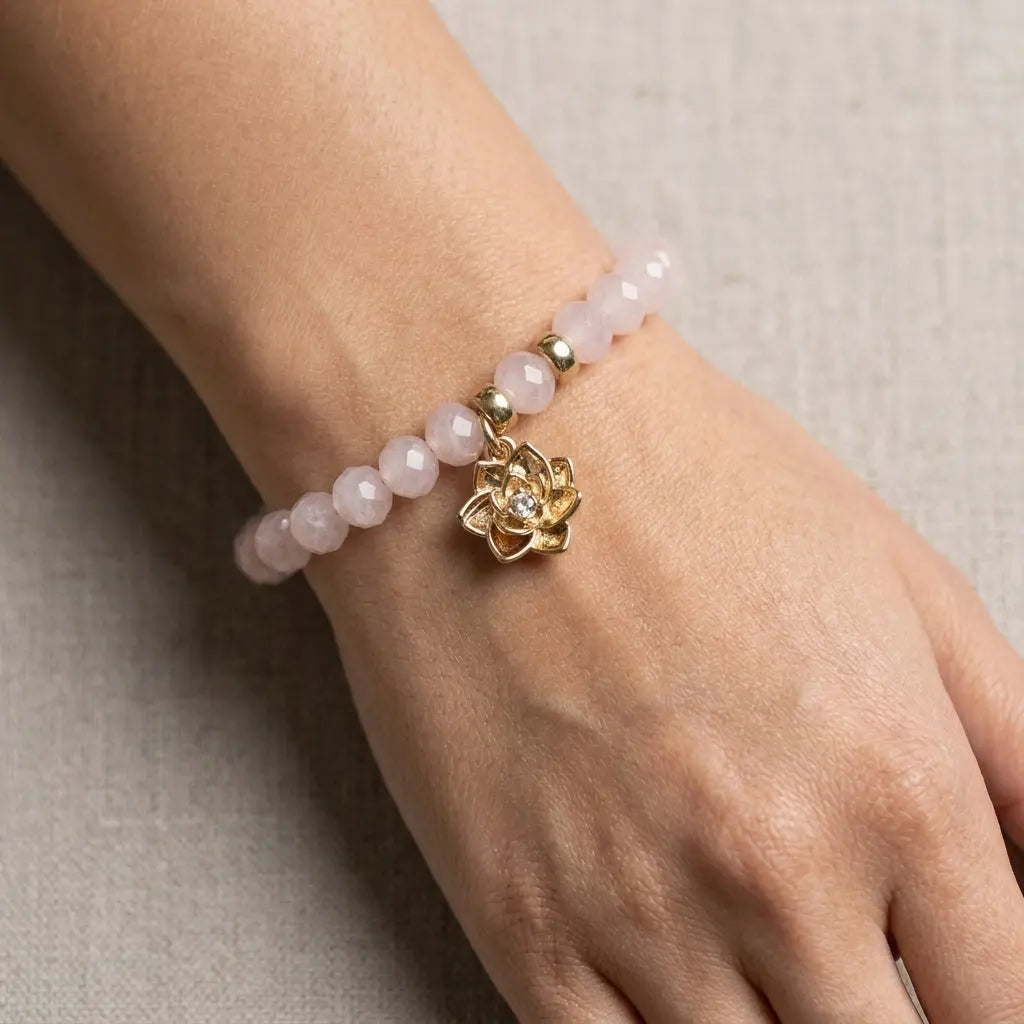 Blush Bloom Lotus Bracelet | Salty