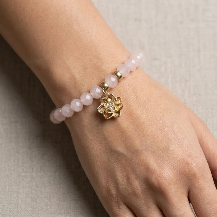 Blush Bloom Lotus Bracelet | Salty
