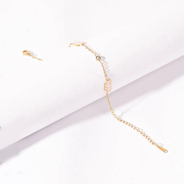 Blush Lotus Glow Bracelet | Salty