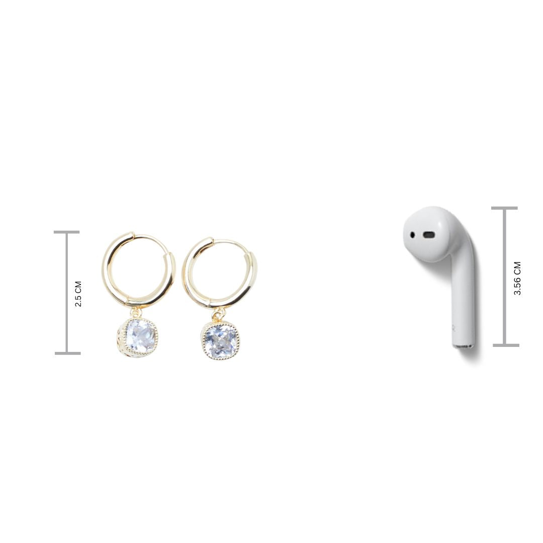 Blush Diamond Earrings - Salty Accessories