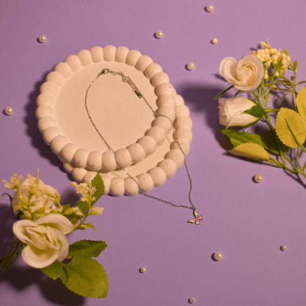 Blush Monarch Necklace