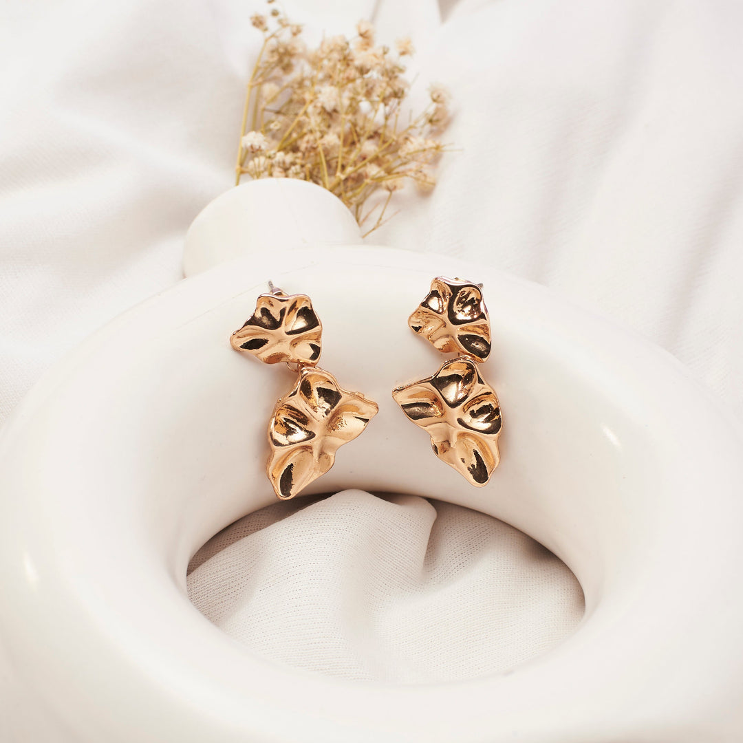 Boho Gold Statement Earrings - Salty Accessories