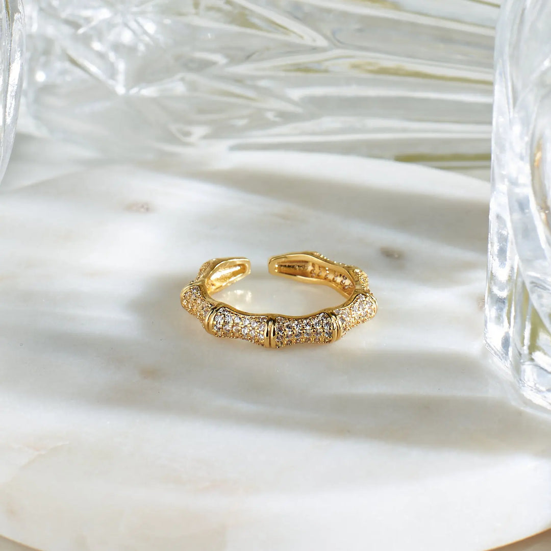 Bold Beauty Golden Ring | Salty