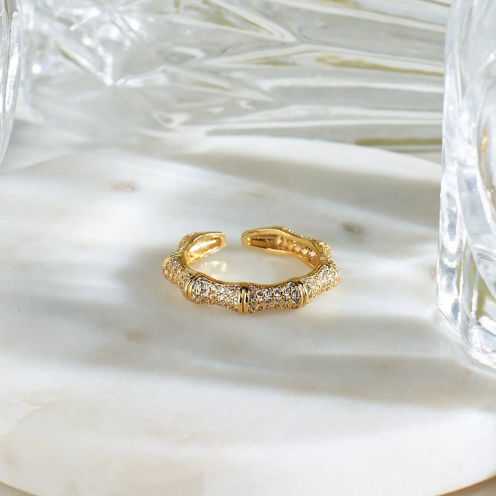 Bold Beauty Golden Ring | Salty
