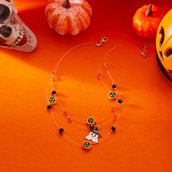 Boo Charm Layered Necklace