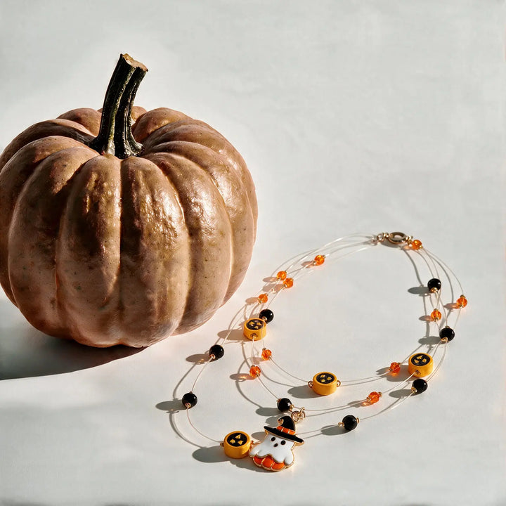 Boo Charm Layered Necklace | Salty