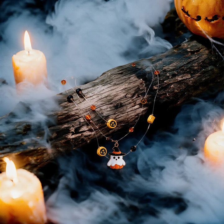 Boo Charm Layered Necklace | Salty