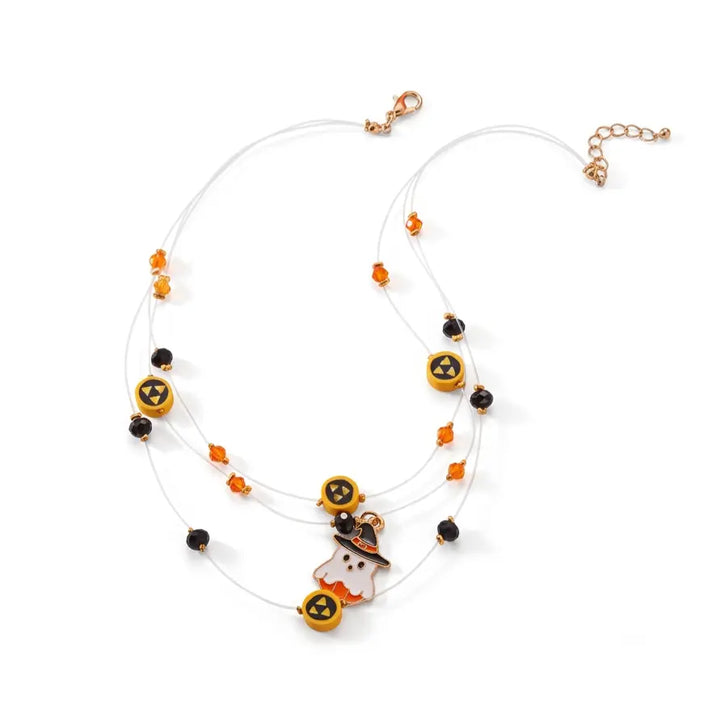 Boo Charm Layered Necklace | Salty