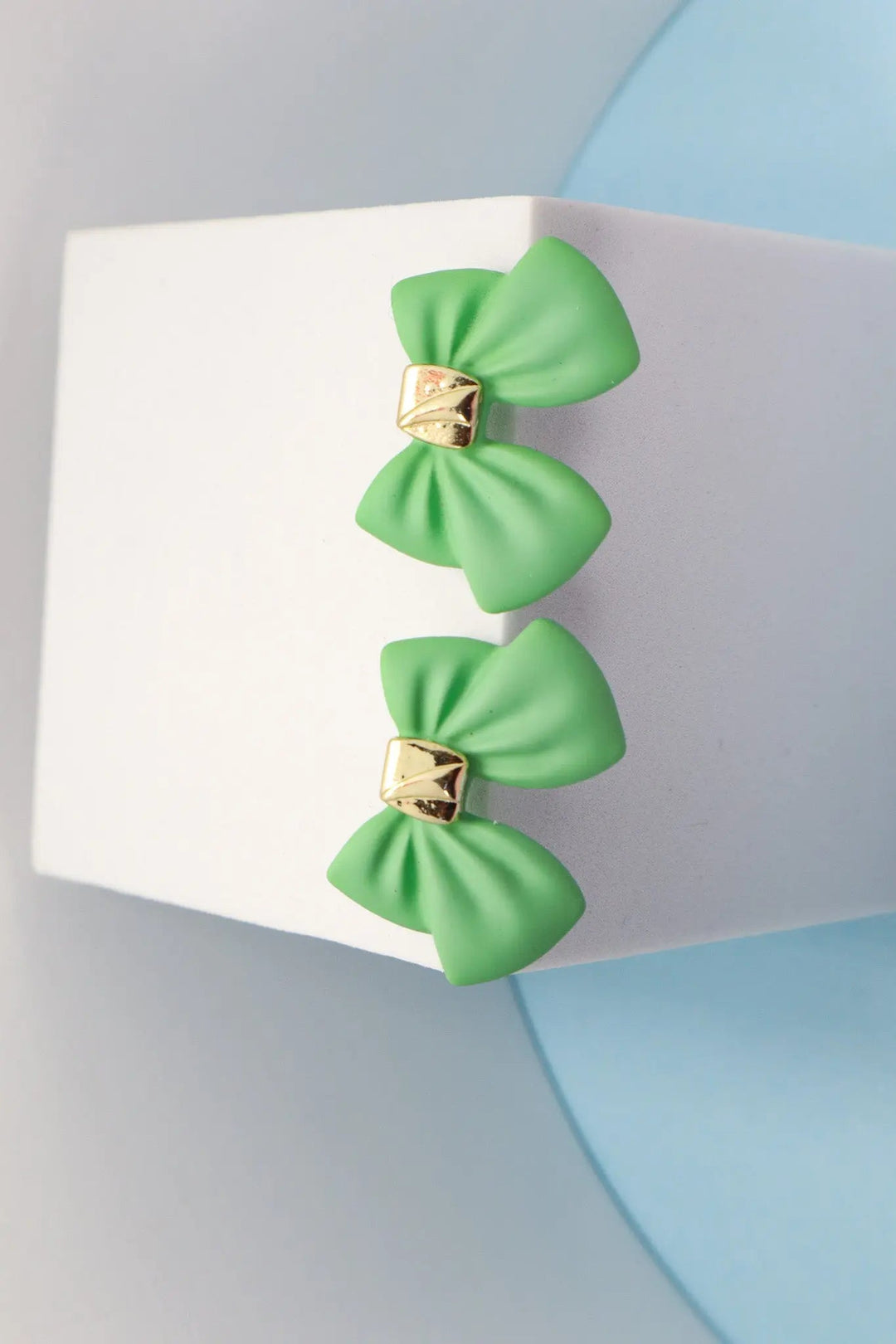 Bow Parakeet Stud Earrings