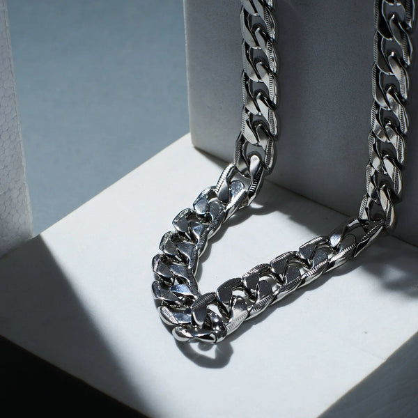 Brawny Braid Silver Chain