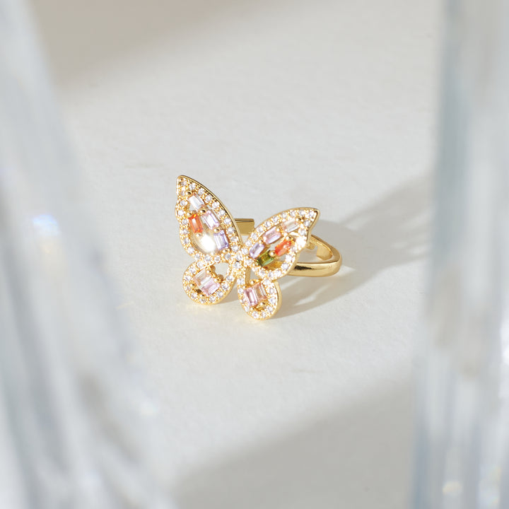 Brilliance Gala Butterfly Ring Salty