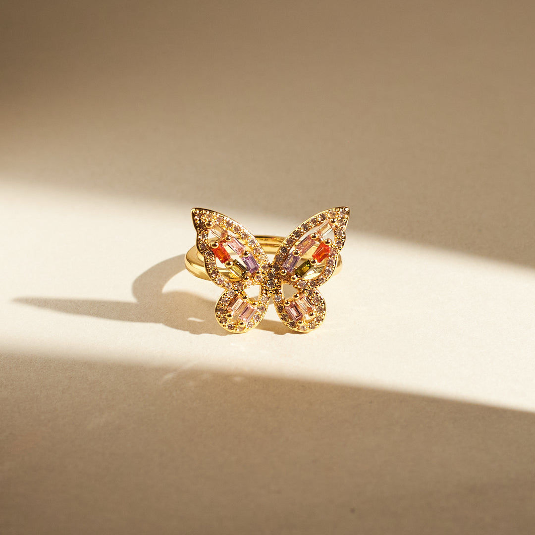 Brilliance Gala Butterfly Ring Salty