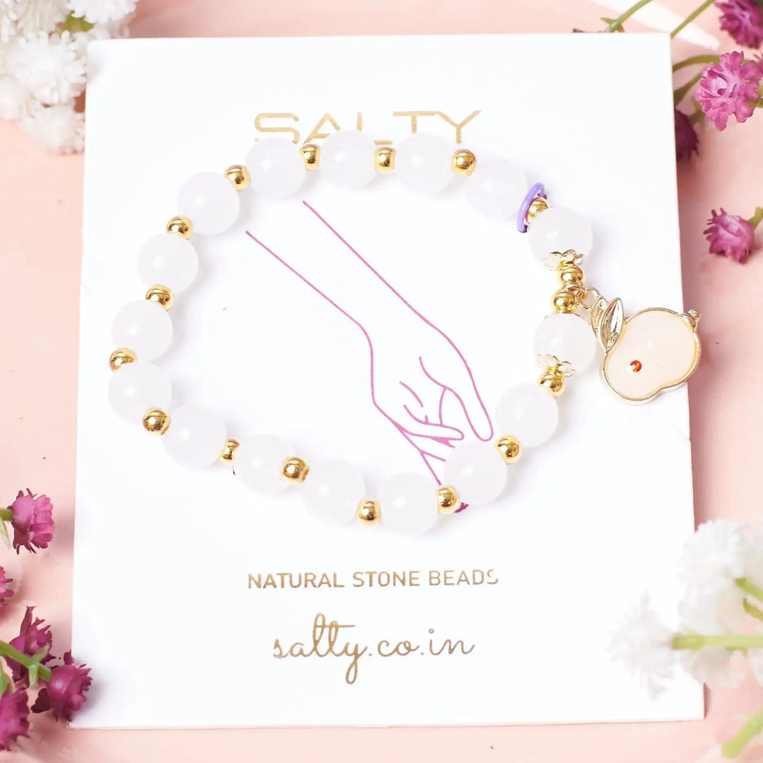 Bunny Luster Beaded Band - Salty Accessories