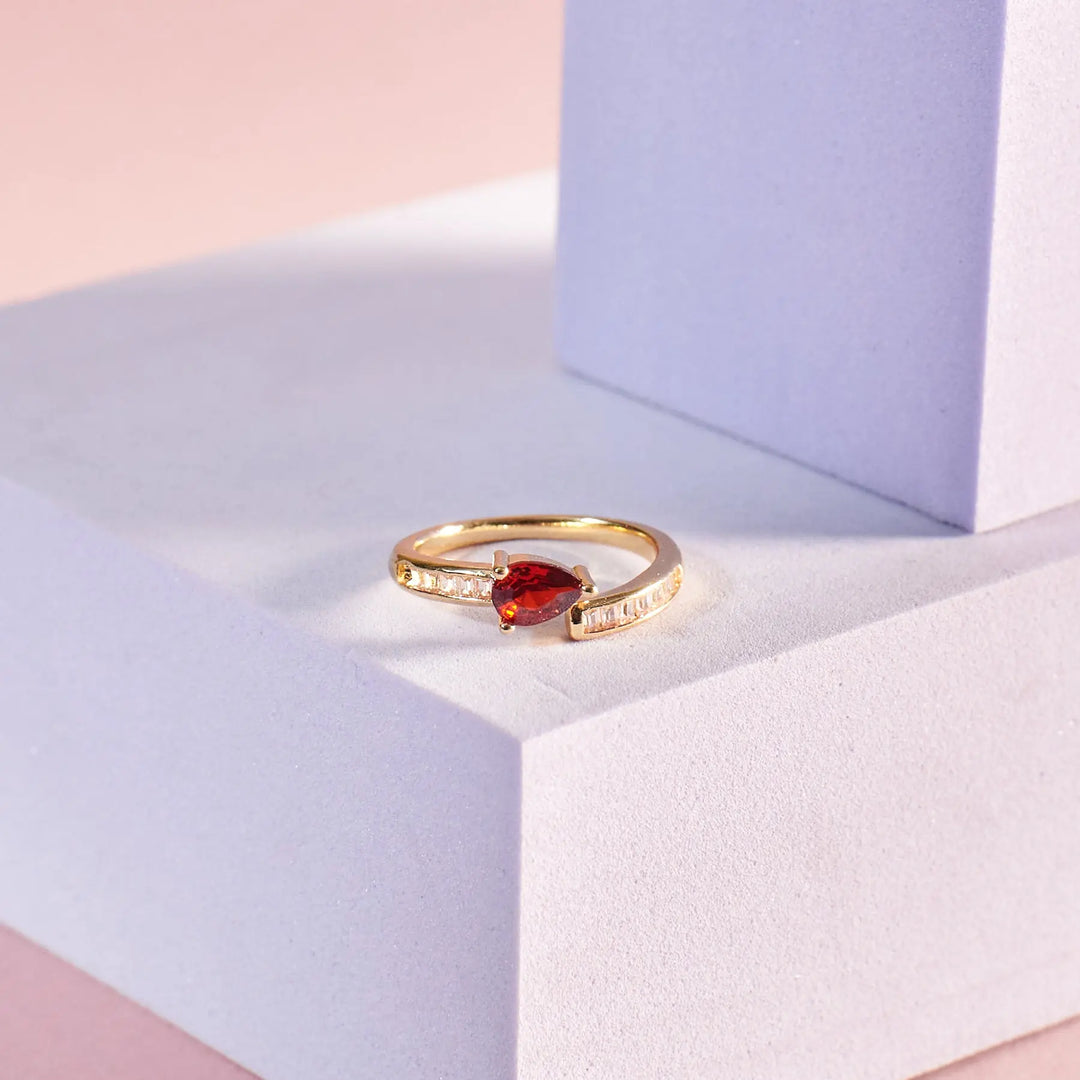 Burgundy Blaze Ring | Salty